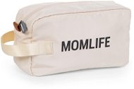 CHILDHOME Momlife Off White Black kozmetikai táska - Kozmetikai táska