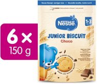 NESTLE Junior Biscuit Chocolate 6 × 150g - Children's Cookies