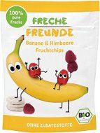 Freche Freunde ORGANIC Fruit Chips - Banana and Raspberry 3 × 16g - Children's Cookies