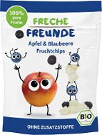 Freche Freunde BIO Ovocné čipsy – Jablko a čučoriedka 3× 16 g - Sušienky pre deti