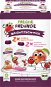 Freche Freunde BIO MIX – Krupica s jablkom, jahodou, malinou a broskyňou 4× 100 g - Kapsička pre deti