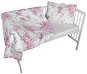 Detská posteľná bielizeň COSING 2-dielna sada obliečok – Pivonky s plameniakmi, ružové - Dětské povlečení