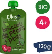 Ella's Kitchen BIO Hruška, hrášok a brokolica (120 g) - Kapsička pre deti