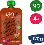 Ella's Kitchen BIO sütőtök, sárgarépa, alma és szilva (120 g) - Tasakos gyümölcspüré