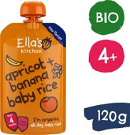 Ella's Kitchen BIO Dětská rýže, banán a meruňka (120 g)  - Kapsička pro děti
