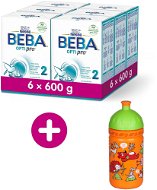 BEBA OPTIPRO 2, 6 × 600g + Healthy Bottle Rebelka - Baby Formula