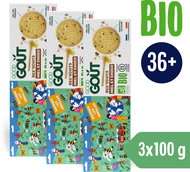 Good Gout ORGANIC Bee´scuits, Cookies with Honey and Pieces of Chocolate (3 × 100g) - Children's Cookies