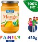 Príkrm SALVEST Family BIO Mango 100 % (450 g) - Příkrm