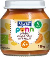 Bébiétel SALVEST Ponn ORGANIC Mango-banana Puree with Millet (130g) - Příkrm