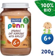 SALVEST Ponn ORGANIC Apricots with Oatmeal (200g) - Baby Food