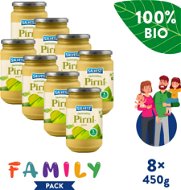 SALVEST Family ORGANIC Pear 100% (8 × 450g) - Baby Food