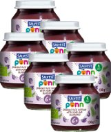 SALVEST Ponn ORGANIC Pear-blueberry Puree with Millet (6 × 130g) - Baby Food