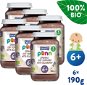 SALVEST Ponn ORGANIC Blueberries with Oatmeal (6 × 190g) - Baby Food