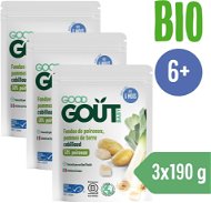 Good Gout BIO póréhagyma burgonyával és tőkehallal (3 ×190 g) - Bébiétel