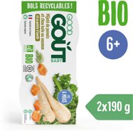 Baby Food Good Gout ORGANIC Salmon with Cabbage and Parsnips (2 × 190g) - Příkrm
