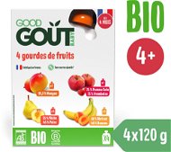 Good Gout BIO variácie kapsičiek Moje obľúbené ovocie (4× 120 g) - Kapsička pre deti