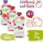 Good Gout ORGANIC Variety of Pouches Apple Set Gala (3 × 120g) - Baby Food