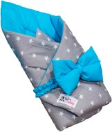 BabyTýpka Wrapper - Stars Blue - Swaddle Blanket