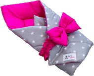 BabyTýpka Wrap - Stars Fuchsia - Swaddle Blanket