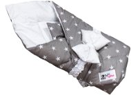BabyType Wrap - Stars White - Swaddle Blanket