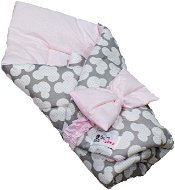BabyTape Wrapper - Mickey Pink - Swaddle Blanket