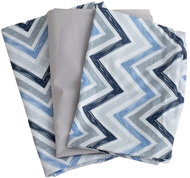 BabyTýpka 3-piece Bedding Set - Zigzag Blue Grey - Children's Bedding