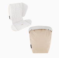 TWISTSHAKE Tour Seat Pad and Foot, Beige - Stroller liner