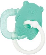 Nattou Silicone Toothpick with Cooling Part without BPA Green Teddy Bear - Baby Teether