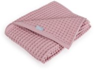 CEBA Waffle Line 90 × 90cm - Silver Pink Ceba - Blanket