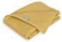 Blanket CEBA Waffle Line 90 × 90cm - Cream Gold Ceba - Deka