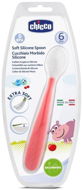 Chicco silicone spoon Soft 6 m+, red - Baby Spoon