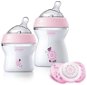 Chicco Gift Set Natural Feeling + Air Pacifier - Girl - Baby Bottle