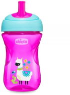 Chicco Advanced pohár szívószállal 266 ml, rózsaszín 12 m+ - Tanulópohár