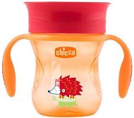 Chicco hrnček Perfect 360 s držadlami 200 ml, oranžový 12 mes.+ - Detský hrnček