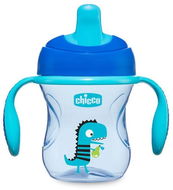 Chicco Training tanulópohár fogókarokkal 200 ml, kék, 6 m+ - Tanulópohár