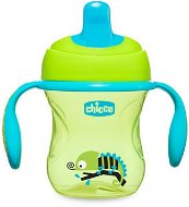 Chicco hrnček Training s držadlami 200 ml, zelený, 6 mes.+ - Detský hrnček