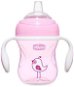 Chicco Learning Mug Transition with Handles 200ml, Pink, 4m+ - Baby cup