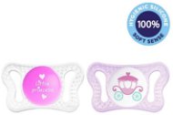 Chicco Physio Micro Silicone Girl - Text/Carriage 2 pcs, 0–2 m+ - Dummy