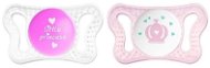 Chicco Physio Micro Silicone Girl - Text/Crown 2 pcs, 0–2 m+ - Dummy