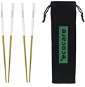 ECOCARE Metal Sushi Chopsticks with Gold-White Packaging 4 pcs - Cutlery Set