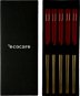 ECOCARE Metal Sushi Chopsticks Box Gold-Red 10 pcs - Cutlery Set