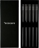 ECOCARE Fém Sushi pálcika dobozban Fekete 10 db - Evőeszközkészlet