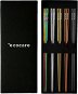 ECOCARE Metal Sushi Chopsticks Box Mix (Silver, Gold, Rose, Rainbow, Black) 10 pcs - Cutlery Set