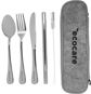 ECOCARE Travel Cutlery Set with Case Silver 4 pcs - Cutlery Set