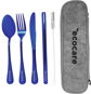 ECOCARE Travel Cutlery Set with Case Blue 4 pcs - Cutlery Set