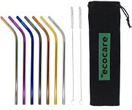 ECOCARE Metal Straws Set Mix Bent 7 pcs - Straw