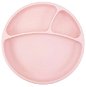 MINIKOIOI Split Silicone with Suction Cup - Pink - Children's Plate