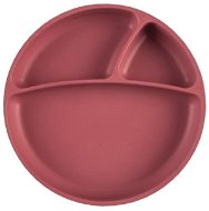 MINIKOIOI osztott, szilikon tapadókoronggal - Rose - Gyerek tányér