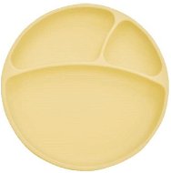 MINIKOIOI Split Silicone with Suction Cup - Yellow - Plate