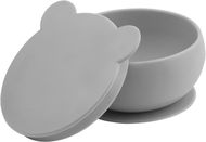 MINIKOIOI Silikonová s přísavkou - Grey - Children's Plate